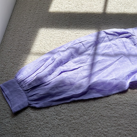 J crew linen top - Picture 3 of 9